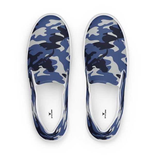 Men’s Camo Pattern Slip-on Canvas shoes – Summer Shoes – Urban Style