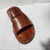 Black men’s roman leather sandals Handmade in Italy | Gianluca – L’artigiano del cuoio