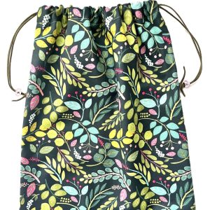 Shoe Bag 12 X Inches Lined Travel Lingerie Gift Storage Utility Bag       A COTTAGE GARDEN