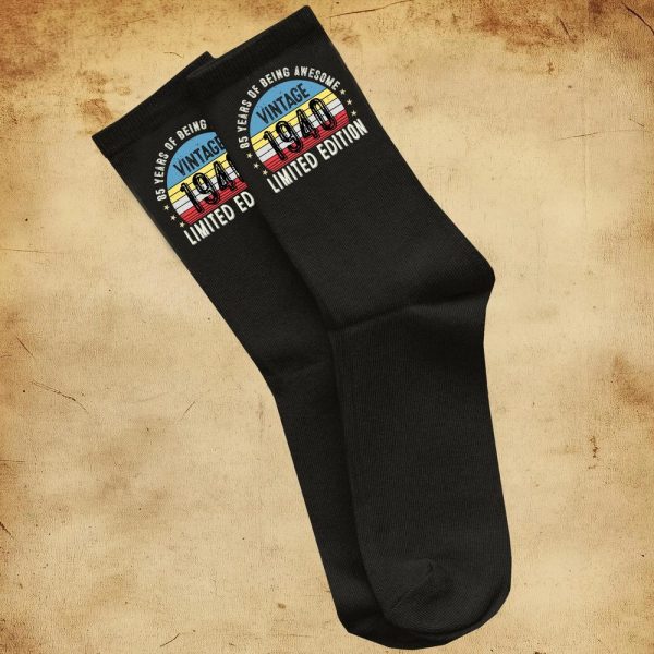 Socks 85th Birthday Gifts For Men Or Women Awesome Since 1940 85 Years Old