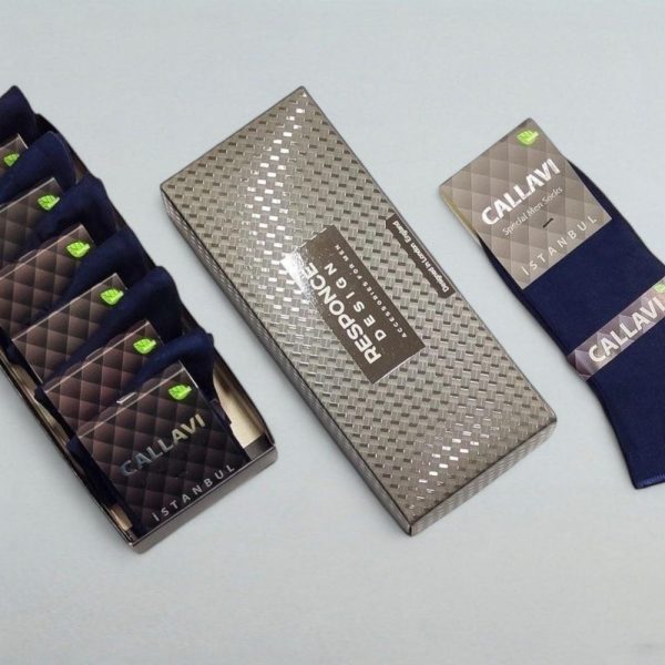 6Pairs Bamboo Men’s Quarter Socks, Organic Ankle Socks Gift for Him, Sustainable Gift Eco Friendly Navy Blue Classic Half Socks, Dress Wear